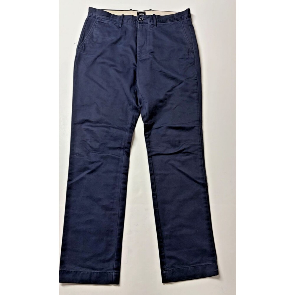 J.CREW Pants Mens Size 30x30 Navy Blue Broken in Classic Fit Chino Cotton Twill